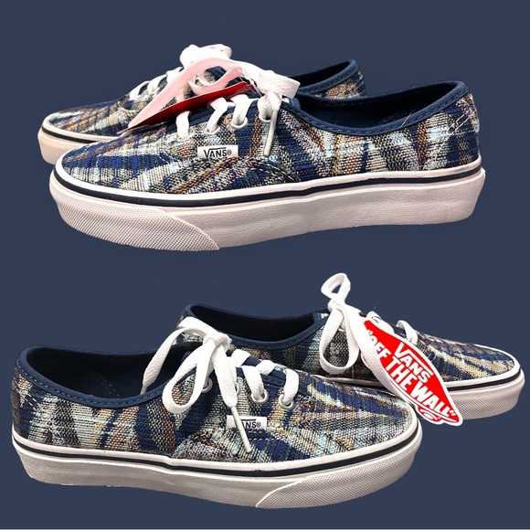 🎉HP🎉 NWB Vans Authentic woven chevron design sneakers. Women’s 5.5 (M4) - Picture 6 of 10
